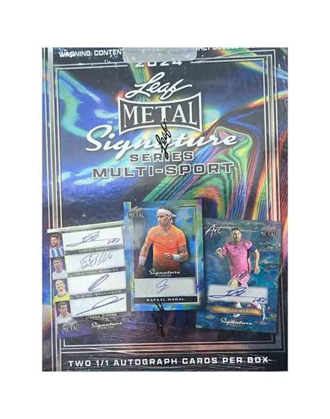 2024 leaf metal signature series multi-sport box|leaf metal signature series.